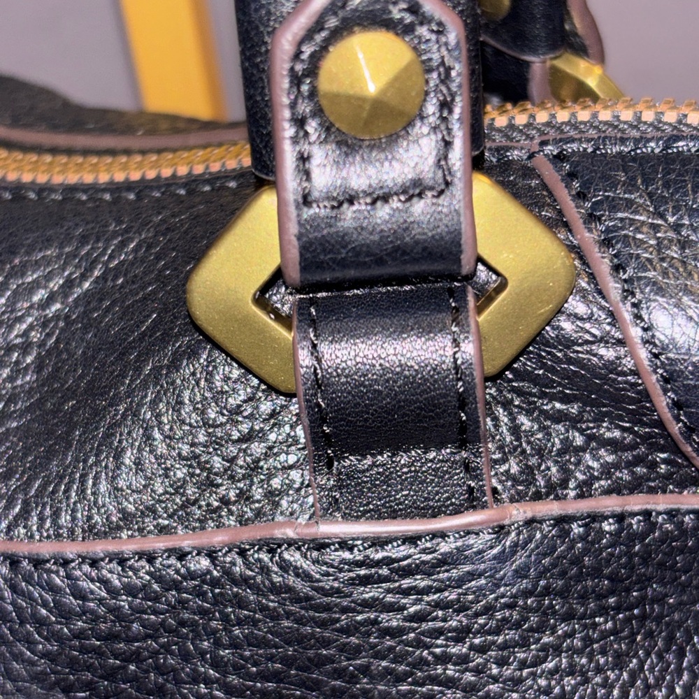 orYANY Sarah Leather Bag with Gold Accents - Picture 9 of 17
